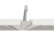 Knauf Cleaneo Akustikplatte Belgravia+ Unity 6 S15 12,5 Weiß lackiert - 625x625x12,5 mm