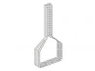 Knauf Nonius-Bügel für UA 50/40 | Tragfähigkeit: 0,40 kN | Länge: 136 mm