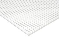Knauf Cleaneo Akustikplatte Plaza+ Unity 9 S15 mit Faservlies 12,5 Weiß lackiert - 625x625x12,5 mm