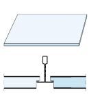 Knauf Cleaneo Akustikplatte Belgravia+ Regula S15 12,5 Weiß lackiert - 625x625x12,5 mm