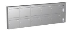 Knobloch Briefkastenanlage AP103-244-E, Farbe: Edelstahl