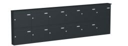 Knobloch Briefkastenanlage AP110-244, Farbe: RAL 7016 Anthrazitgrau glatt matt