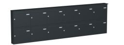 Knobloch Briefkastenanlage AP120-244, Farbe: RAL 7016 Anthrazitgrau glatt matt