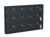 Knobloch Briefkastenanlage AP123-220, Farbe: RAL 7016 Anthrazitgrau glatt matt