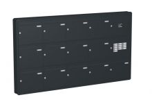 Knobloch Briefkastenanlage AP133-220, Farbe: RAL 7016 Anthrazitgrau glatt matt