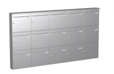 Knobloch Briefkastenanlage AP140-244-E, Farbe: Edelstahl