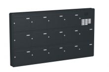 Knobloch Briefkastenanlage AP141-220, Farbe: RAL 7016 Anthrazitgrau glatt matt