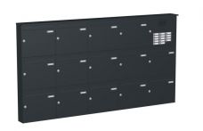 Knobloch Briefkastenanlage AP141-244, Farbe: RAL 7016 Anthrazitgrau glatt matt