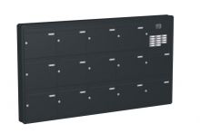 Knobloch Briefkastenanlage AP142-220, Farbe: RAL 7016 Anthrazitgrau glatt matt