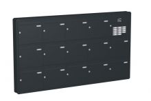 Knobloch Briefkastenanlage AP143-220, Farbe: RAL 7016 Anthrazitgrau glatt matt