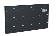 Knobloch Briefkastenanlage AP143-244, Farbe: RAL 7016 Anthrazitgrau glatt matt