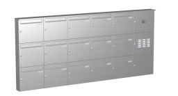 Knobloch Briefkastenanlage AP152-244-E, Farbe: Edelstahl