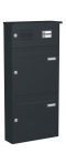 Knobloch Briefkastenanlage AP21-244, Farbe: RAL 7016 Anthrazitgrau glatt matt