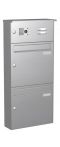 Knobloch Briefkastenanlage AP23-244-E, Farbe: Edelstahl