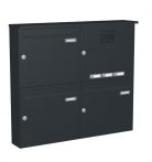 Knobloch Briefkastenanlage AP31-244, Farbe: RAL 7016 Anthrazitgrau glatt matt