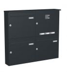Knobloch Briefkastenanlage AP33-244, Farbe: RAL 7016 Anthrazitgrau glatt matt