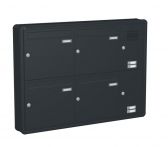 Knobloch Briefkastenanlage AP41-220, Farbe: RAL 7016 Anthrazitgrau glatt matt
