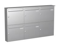 Knobloch Briefkastenanlage AP50-244-E, Farbe: Edelstahl