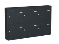 Knobloch Briefkastenanlage AP60-220, Farbe: RAL 7016 Anthrazitgrau glatt matt