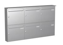 Knobloch Briefkastenanlage AP60-244-E, Farbe: Edelstahl