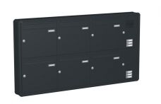 Knobloch Briefkastenanlage AP61-220, Farbe: RAL 7016 Anthrazitgrau glatt matt