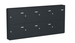 Knobloch Briefkastenanlage AP70-220, Farbe: RAL 7016 Anthrazitgrau glatt matt