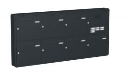 Knobloch Briefkastenanlage AP71-220, Farbe: RAL 7016 Anthrazitgrau glatt matt