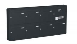 Knobloch Briefkastenanlage AP73-220, Farbe: RAL 7016 Anthrazitgrau glatt matt