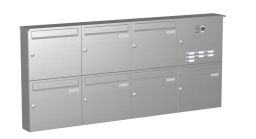 Knobloch Briefkastenanlage AP73-244-E, Farbe: Edelstahl