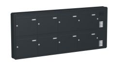 Knobloch Briefkastenanlage AP81-220, Farbe: RAL 7016 Anthrazitgrau glatt matt