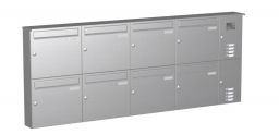 Knobloch Briefkastenanlage AP82-244-E, Farbe: Edelstahl
