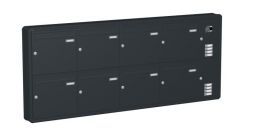 Knobloch Briefkastenanlage AP83-220, Farbe: RAL 7016 Anthrazitgrau glatt matt