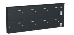 Knobloch Briefkastenanlage AP83-244, Farbe: RAL 7016 Anthrazitgrau glatt matt