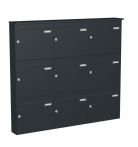 Knobloch Briefkastenanlage AP90-244, Farbe: RAL 7016 Anthrazitgrau glatt matt
