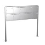 Knobloch Briefkastenanlage FS100-244-P-E, Farbe: Edelstahl
