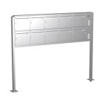 Knobloch Briefkastenanlage FS102-244-P-E, Farbe: Edelstahl