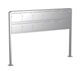 Knobloch Briefkastenanlage FS110-244-P-E, Farbe: Edelstahl