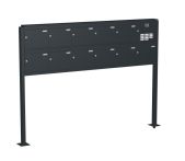 Knobloch Briefkastenanlage FS112-244-P, Farbe: RAL 7016 Anthrazitgrau glatt matt