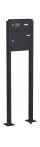 Knobloch Briefkastenanlage FS12-244-P, Farbe: RAL 7016 Anthrazitgrau glatt matt