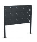 Knobloch Briefkastenanlage FS121-244-P, Farbe: RAL 7016 Anthrazitgrau glatt matt