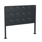 Knobloch Briefkastenanlage FS130-244-P, Farbe: RAL 7016 Anthrazitgrau glatt matt