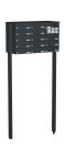 Knobloch Briefkastenanlage FS131-244H, Farbe: RAL 7016 Anthrazitgrau glatt matt