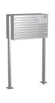 Knobloch Briefkastenanlage FS131-244H-P-E, Farbe: Edelstahl