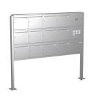 Knobloch Briefkastenanlage FS132-244-P-E, Farbe: Edelstahl