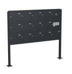 Knobloch Briefkastenanlage FS133-244-P, Farbe: RAL 7016 Anthrazitgrau glatt matt