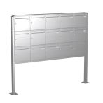 Knobloch Briefkastenanlage FS140-244-P-E, Farbe: Edelstahl