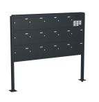 Knobloch Briefkastenanlage FS141-244-P, Farbe: RAL 7016 Anthrazitgrau glatt matt