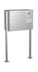 Knobloch Briefkastenanlage FS142-244H-P-E, Farbe: Edelstahl