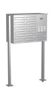 Knobloch Briefkastenanlage FS143-244H-P-E, Farbe: Edelstahl