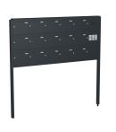 Knobloch Briefkastenanlage FS151-244, Farbe: RAL 7016 Anthrazitgrau glatt matt